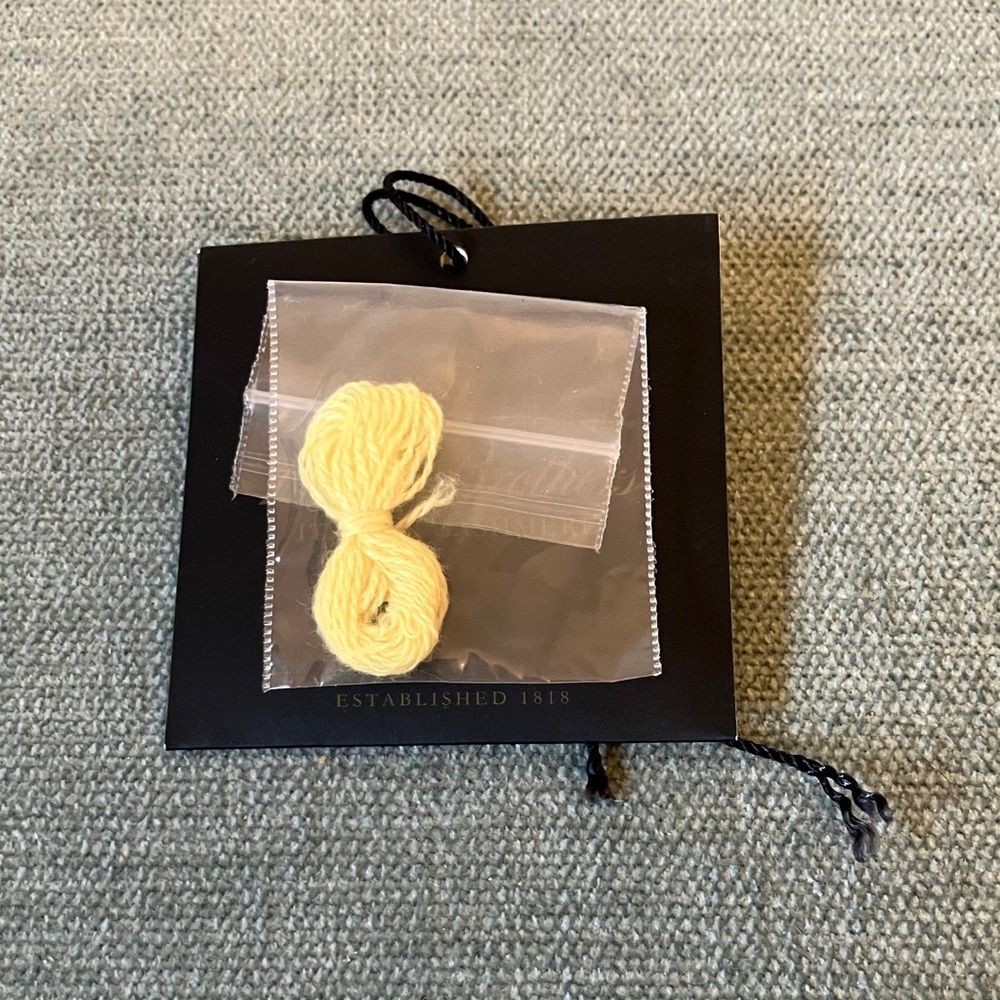 Yellow Brooks Brothers Cashmere Thread